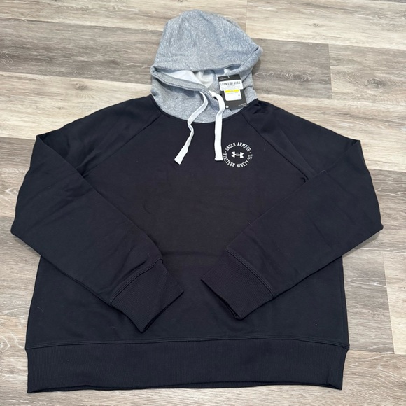 Under Armour woman’s Black and Gray Hoodie - Picture 1 of 3